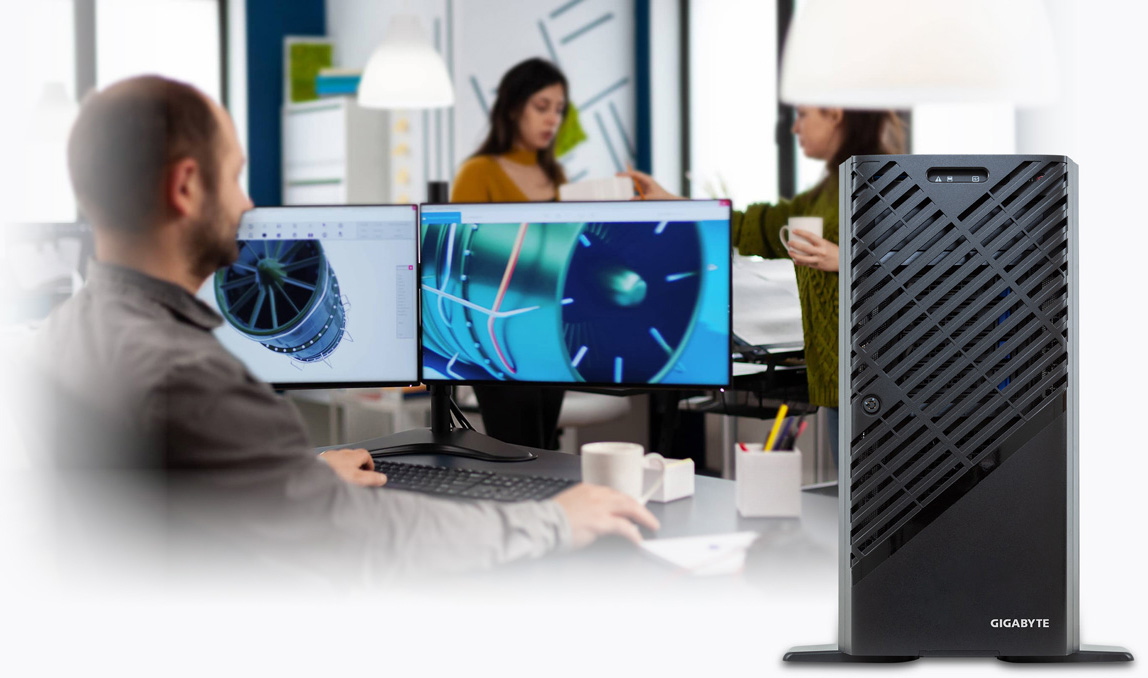 ABS Zaurion Aqua Tower GPU Workstation