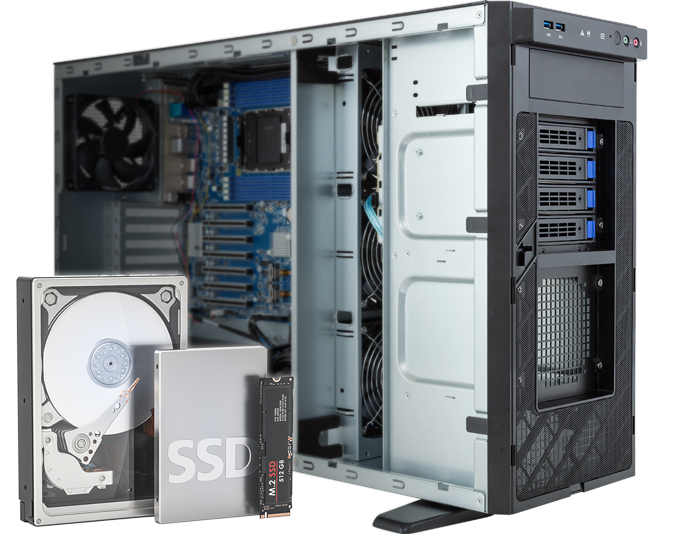 ABS Zaurion Duo Aqua Tower GPU Workstation