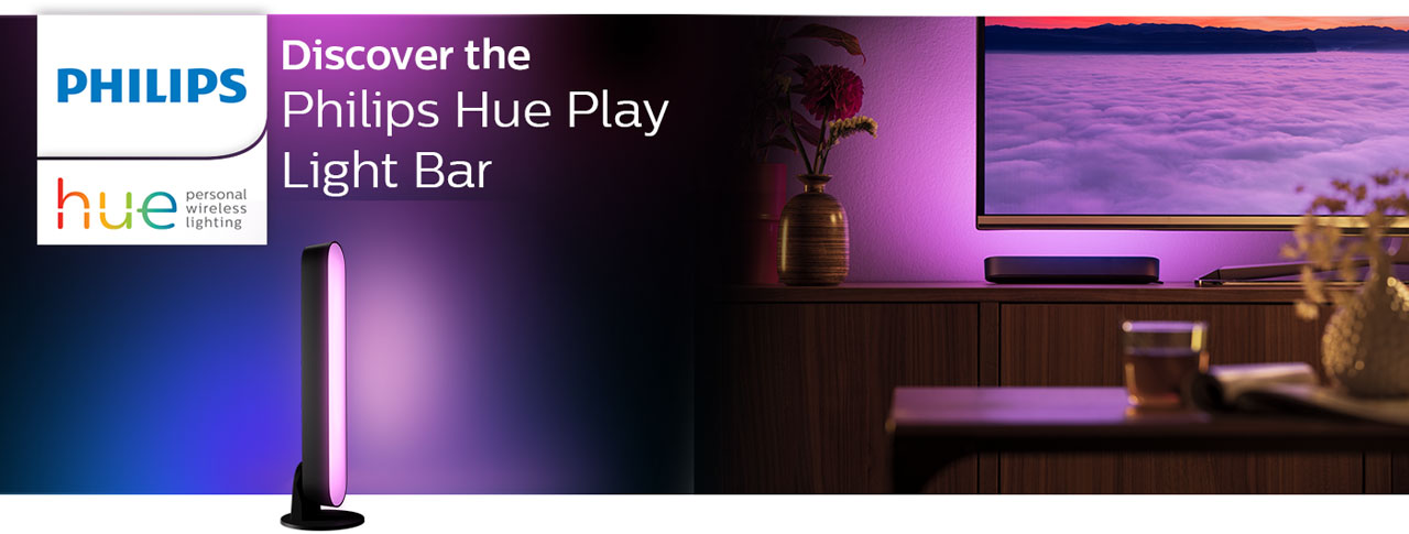 Philips Hue White & Color Ambiance Play Light Bar 7820130U7 B&H