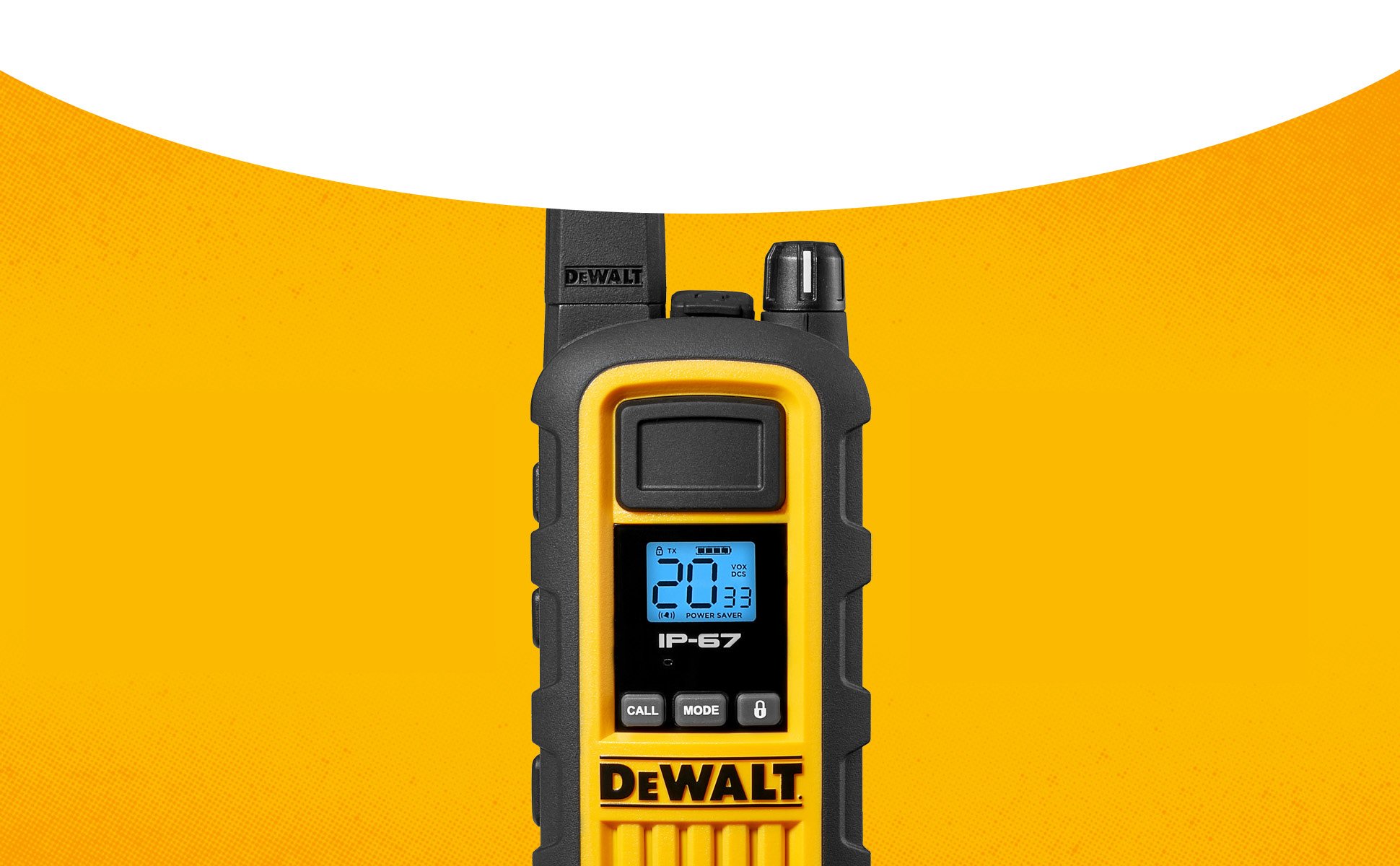 DEWALT FRS 2-Way 2-Watt Radio Set (2pack) Waterproof and Dustproof  (IP67), VOX and Vibration Mode, Shock-resistant, Heavy Duty, Construction  Site, Retail, Warehouse, Hotel (DXFRS800)