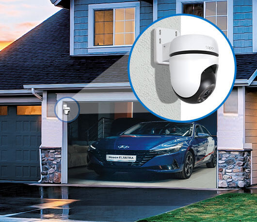 TP-Link Tapo C510W 2K Outdoor Pan/Tilt Security Wi-Fi Camera