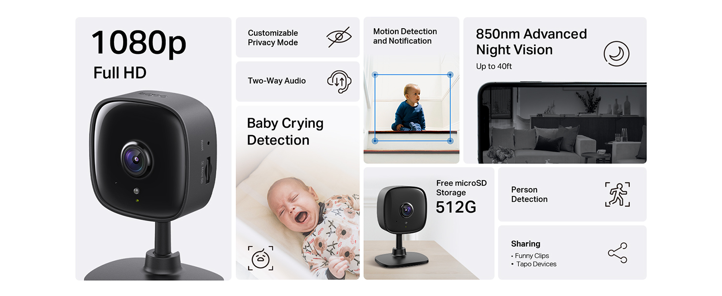 TP-Link Tapo Smart Home Security WiFi Camera