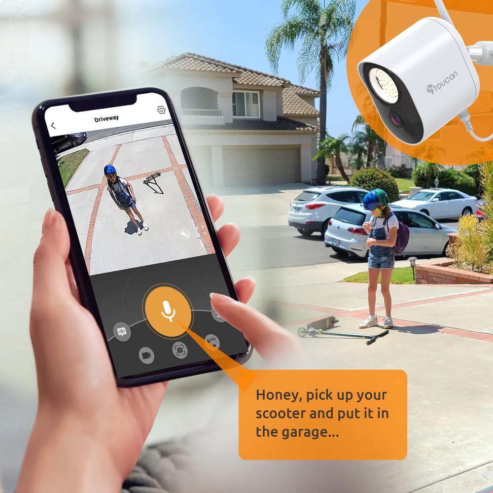 TOUCAN TSLC10WU Security Floodlight Camera