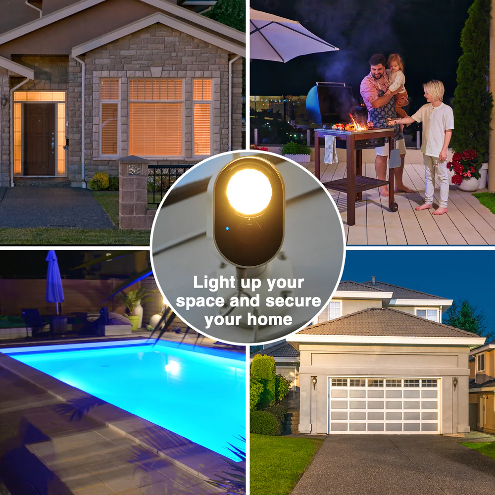 TOUCAN TSLC10WU Security Floodlight Camera