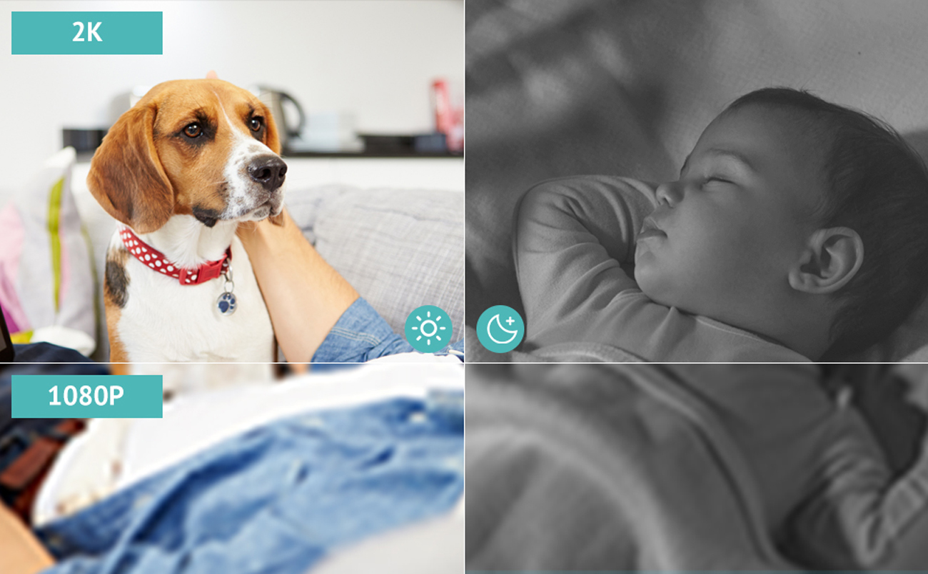 LaView LV-PWF2-2PK LaView 4MP Cameras for Home Security 2pcs, White, LV ...