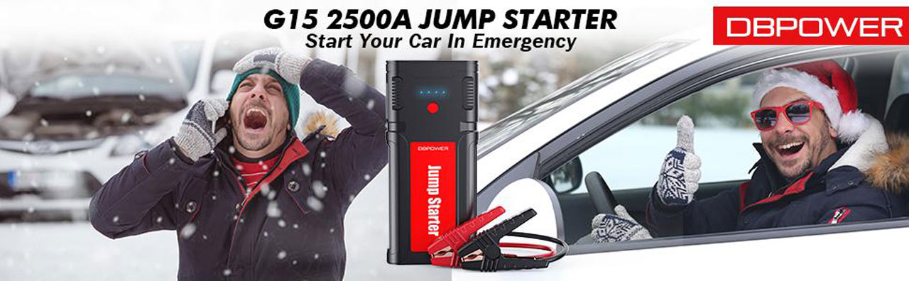DBPOWER Car Battery Jump Starter 2500A 21800mAh 