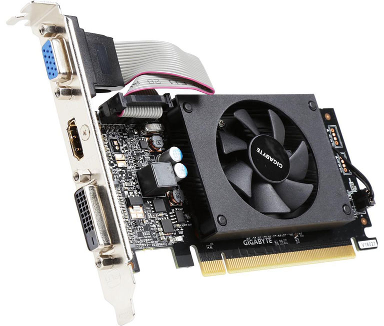 OCPC NVIDIA GeForce® GT 710 2GB DDR3 3M (VGA, HDMI, DVI-D)