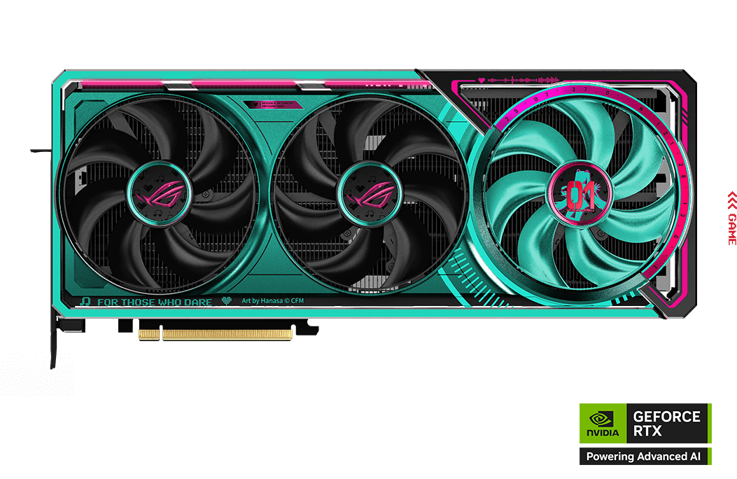 ASUS ROG Astral GeForce RTX 5080 16GB GDDR7 OC HATSUNE MIKU EDITION Graphics Card