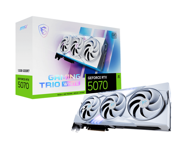 MSI GeForce RTX™ 5070 12G GAMING TRIO OC WHITE Graphics Card