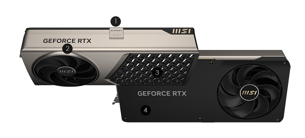 MSI EXPERT GeForce RTX 5070 Ti 16GB GDDR7 PCI Express 5.0 Graphics Card