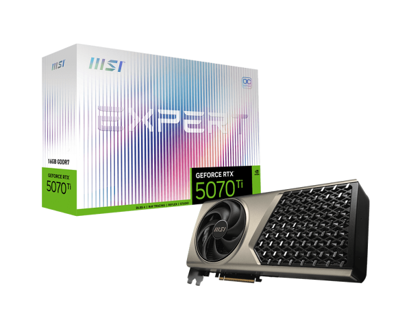 MSI EXPERT GeForce RTX 5070 Ti 16GB GDDR7 PCI Express 5.0 Graphics Card