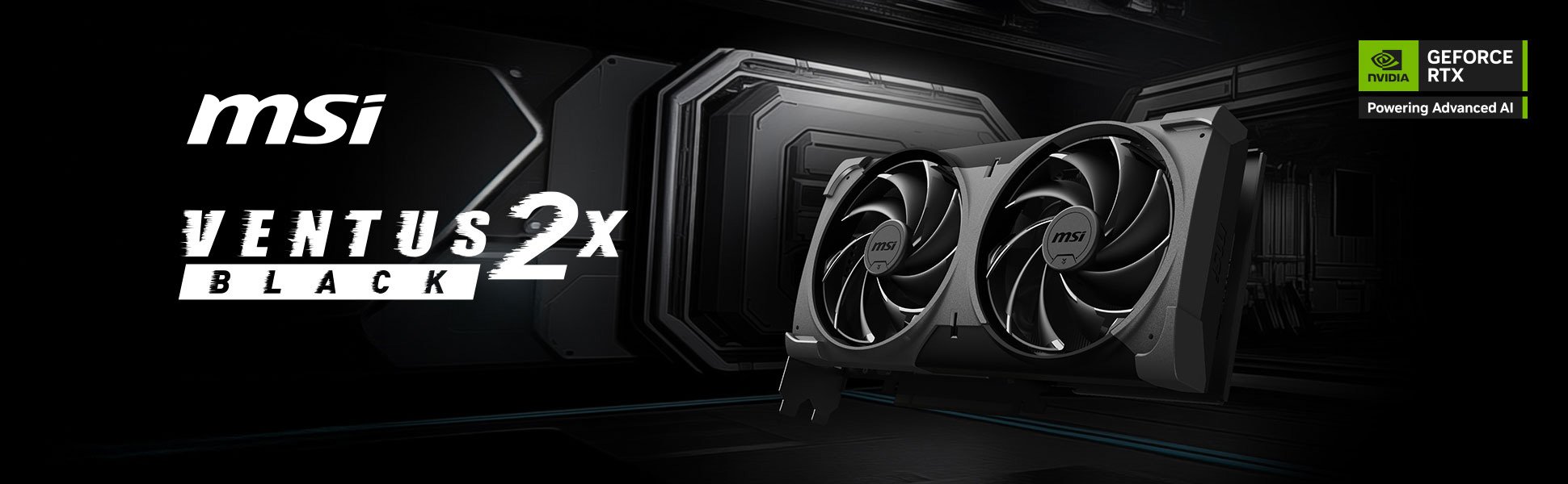 MSI Ventus GeForce RTX 5070 VENTUS 2X OC BLACK Video Card