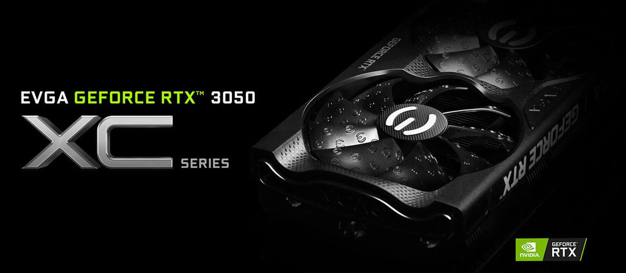 EVGA GeForce RTX 3050 XC Gaming, 08G-P5-3553-KR, 8GB GDDR6