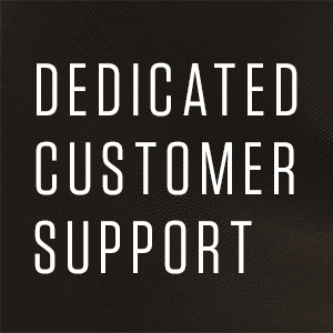 Dedicated customer support banner