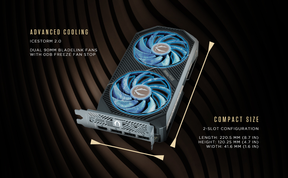 ZOTAC AMP GeForce RTX 5060 8GB Graphics Card