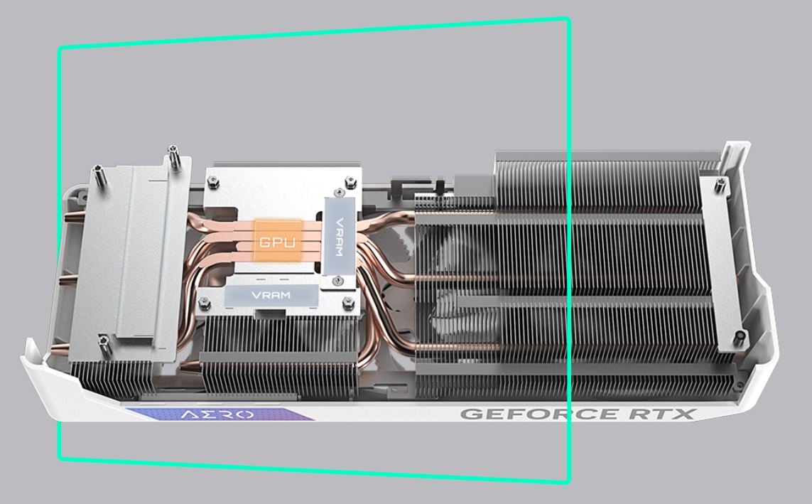 Gigabyte GeForce RTX 4060 AERO OC 8G - Carte graphique Gigabyte
