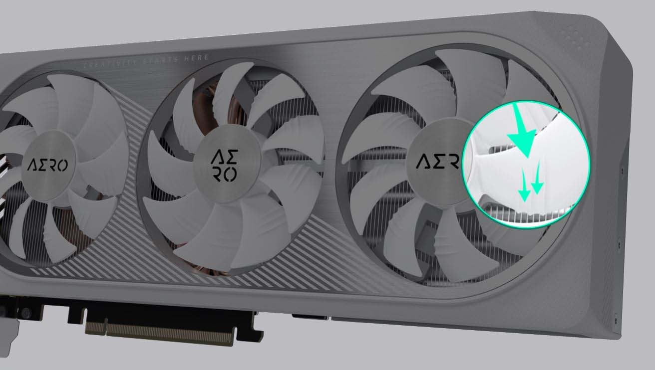 GIGABYTE GeForce RTX 4070 SUPER AERO OC Graphics Card