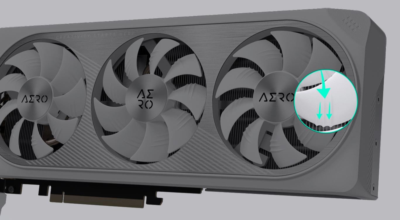 GIGABYTE GeForce RTX 4070 AERO OC V2 12G Graphics Card