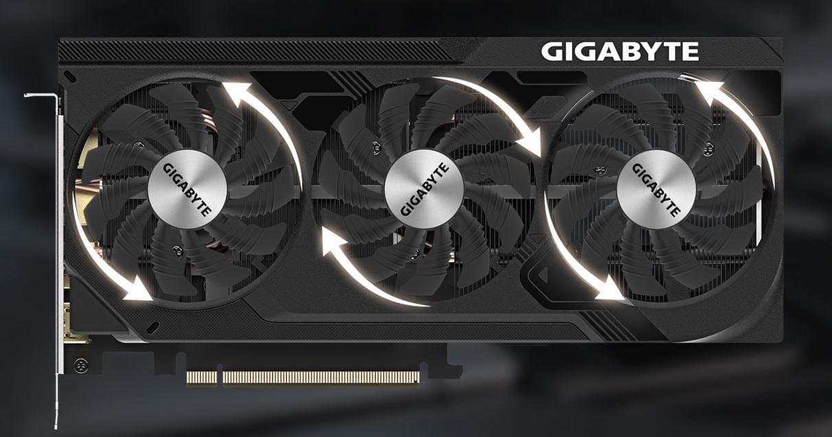 GIGABYTE GeForce RTX 4070 WINDFORCE OC V2 Video Card