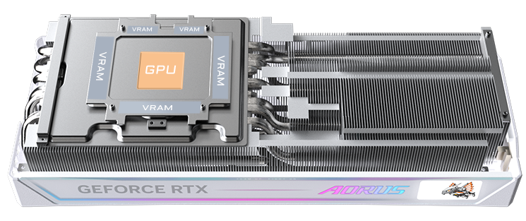 GIGABYTE AORUS GeForce RTX™ 5090 STEALTH ICE 32G Video Card