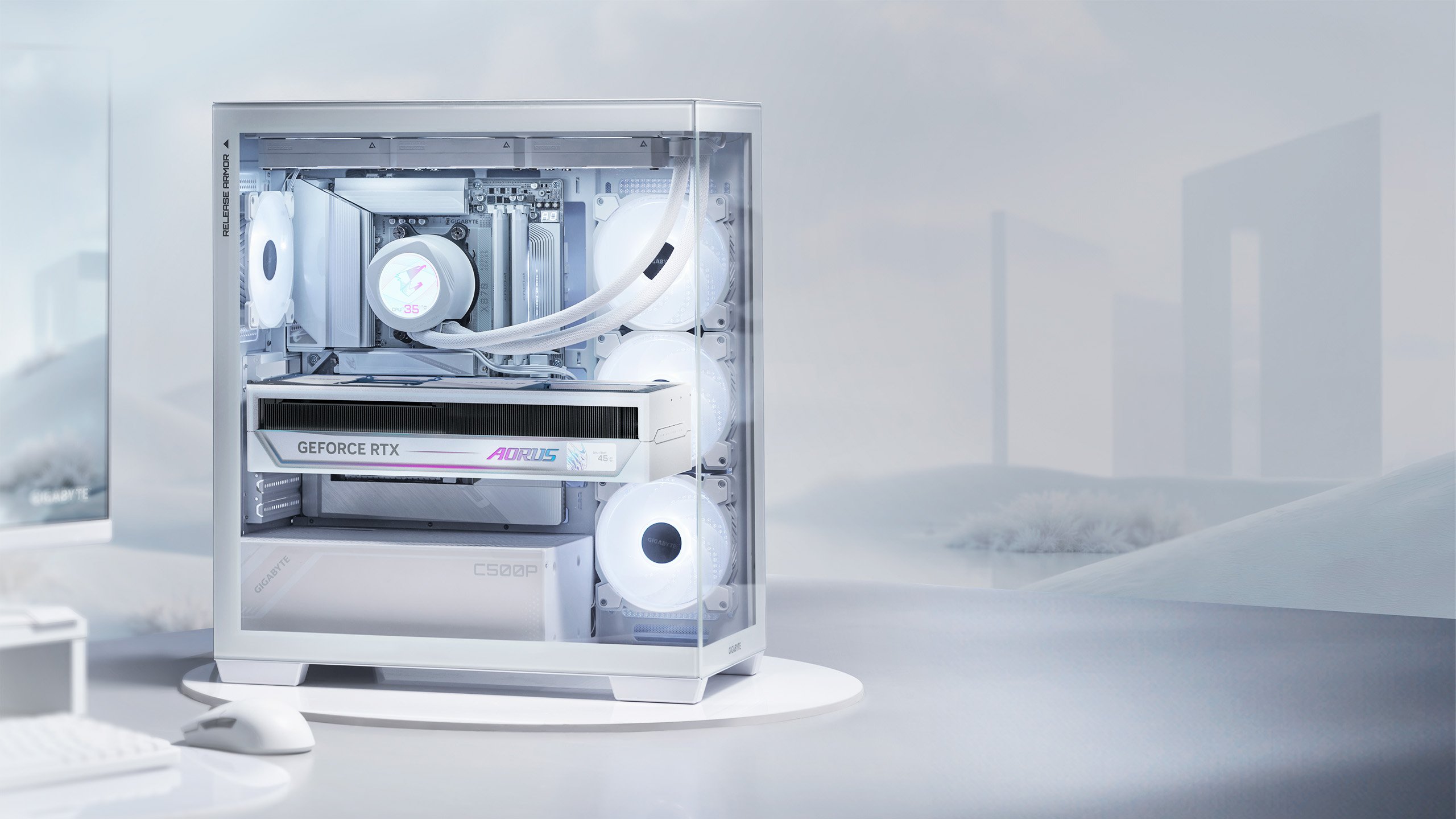 GIGABYTE AORUS GeForce RTX™ 5090 STEALTH ICE 32G Video Card