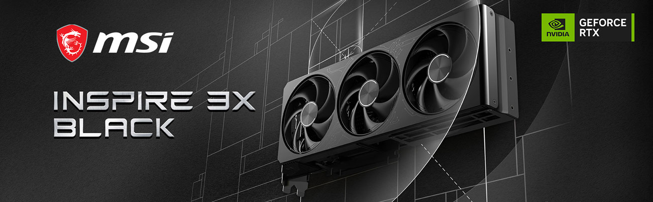 MSI INSPIRE 3X BLACK Graphics Card