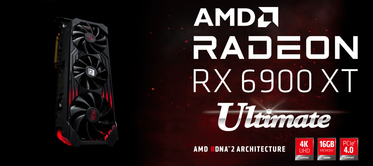 PowerColor Red Devil AMD Radeon™ RX 6800 XT Gaming Graphics Card with 16GB  GDDR6 Memory, Powered by AMD RDNA™ 2, Raytracing, PCI Express 4.0, HDMI