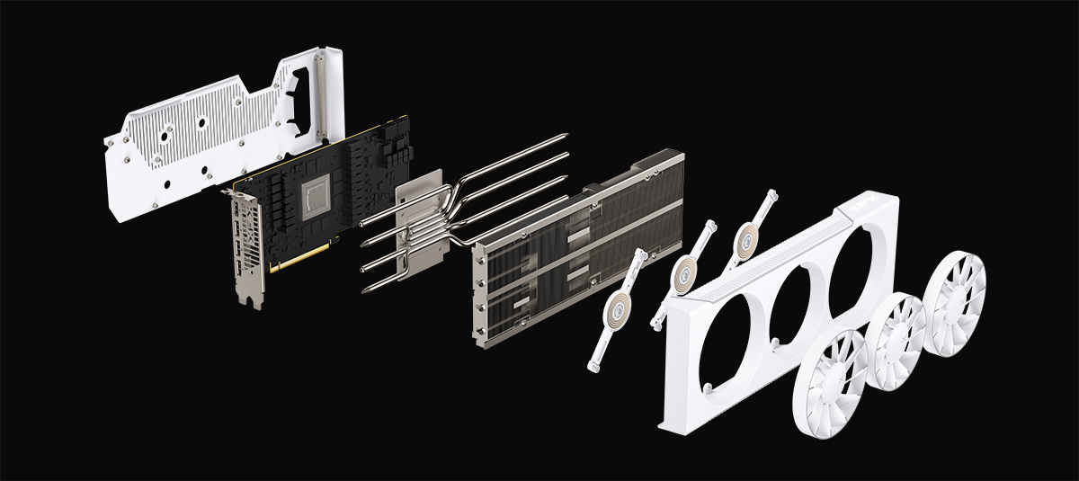 XFX QUICKSILVER Magnetic Air Radeon RX 7800 XT Video Card