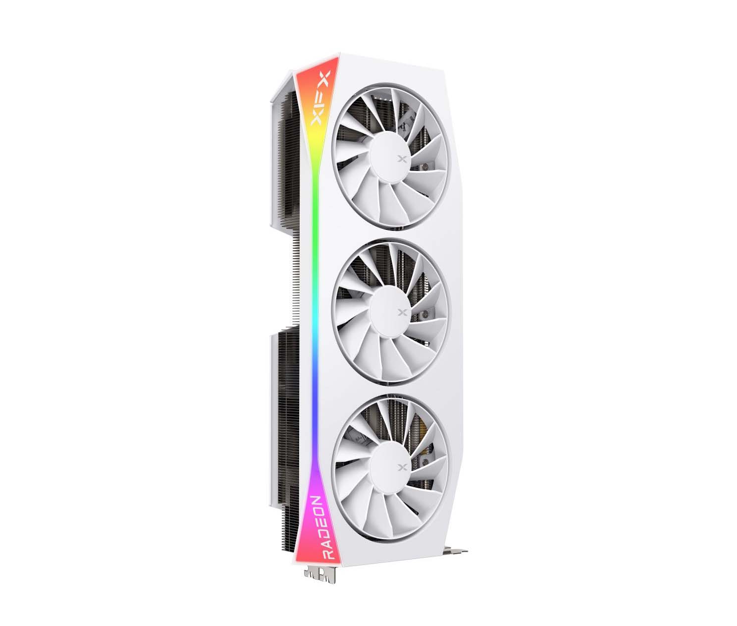 XFX Mercury AMD Radeon RX 9070XT OC White Gaming Edition with RGB Graphics Card