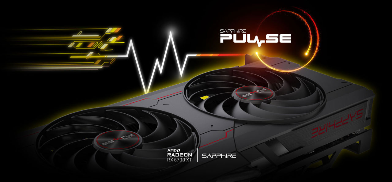 Sapphire Pulse AMD Radeon RX 6700 XT OC Gaming Video Card, 12GB