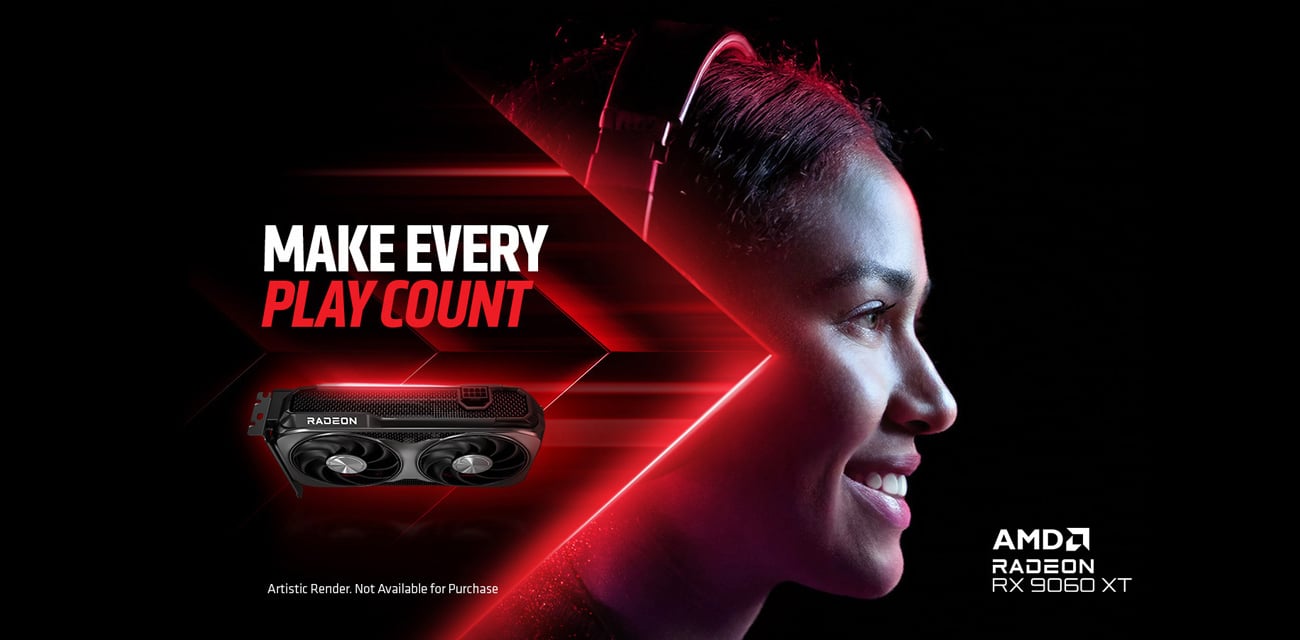 GIGABYTE Gaming Radeon RX 9060 XT 16GB Graphics Card