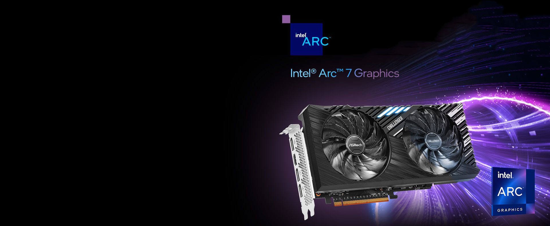 ASRock Intel Arc A770 Challenger SE 16GB OC Video Card