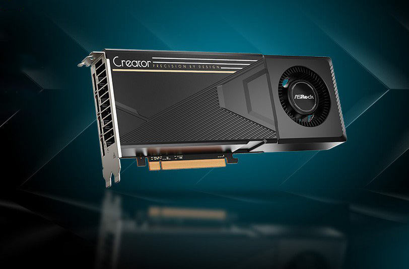 ASRock Creator Radeon AI Pro R9700 R9700 CT 32GB Graphics Card