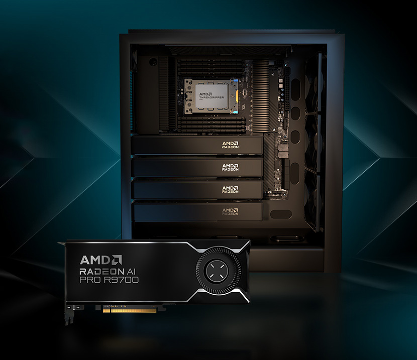 GIGABYTE AI TOP Radeon AI Pro R9700 Video Card