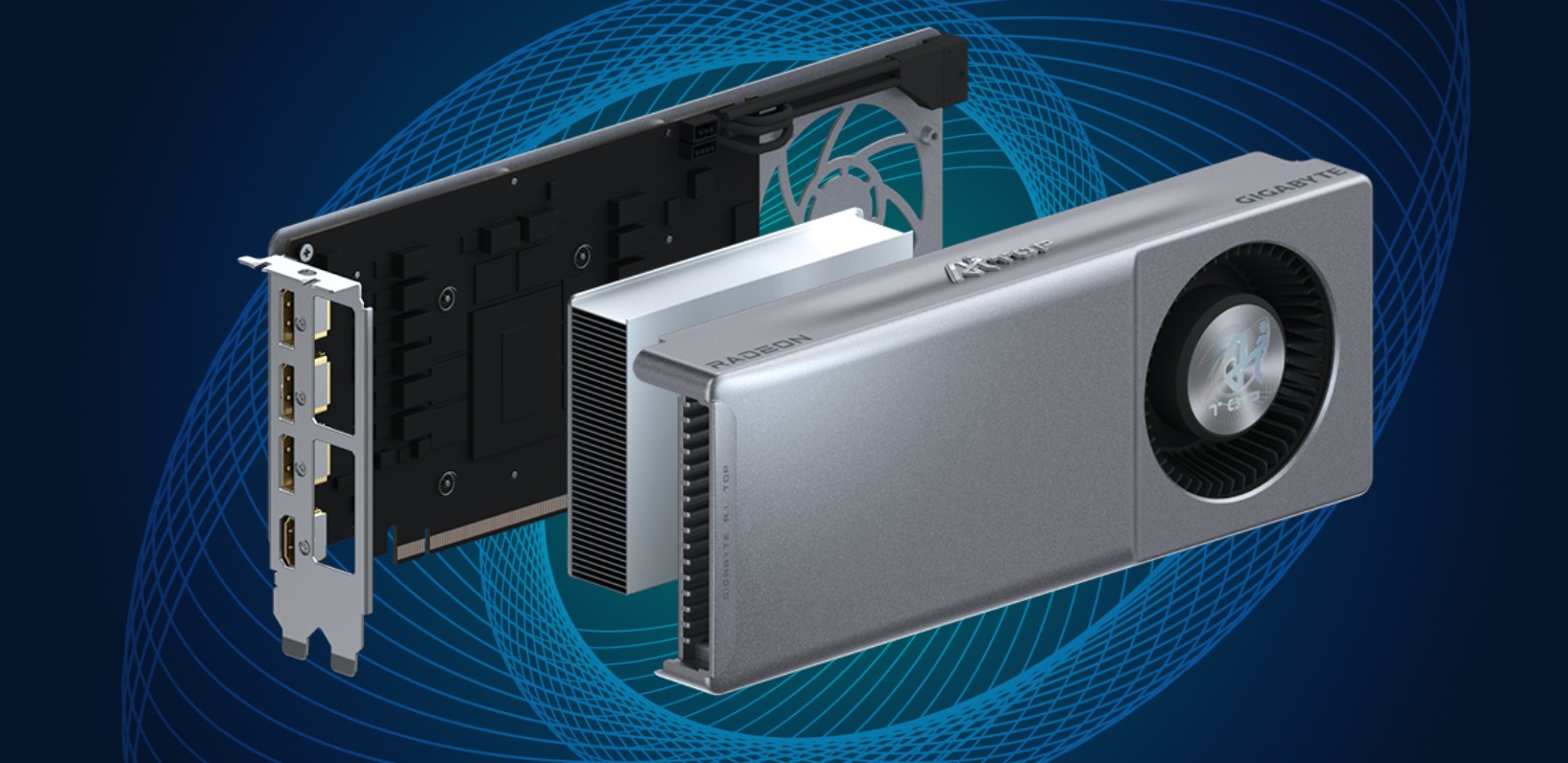 GIGABYTE AI TOP Radeon AI Pro R9700 Video Card