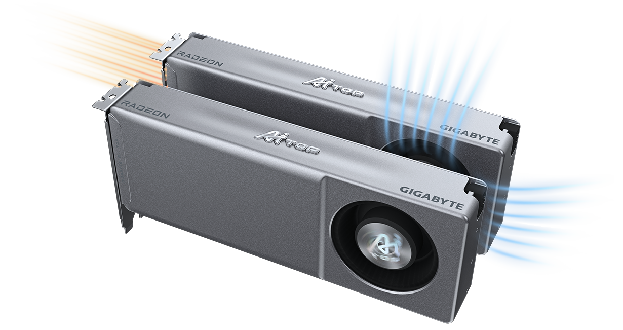 GIGABYTE AI TOP Radeon AI Pro R9700 Video Card