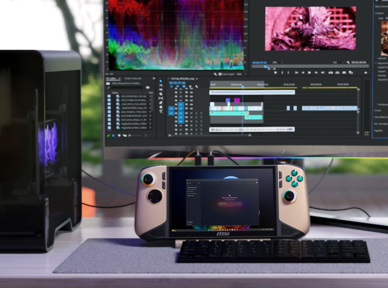 MSI Claw 8 AI+ Handheld Gaming Console