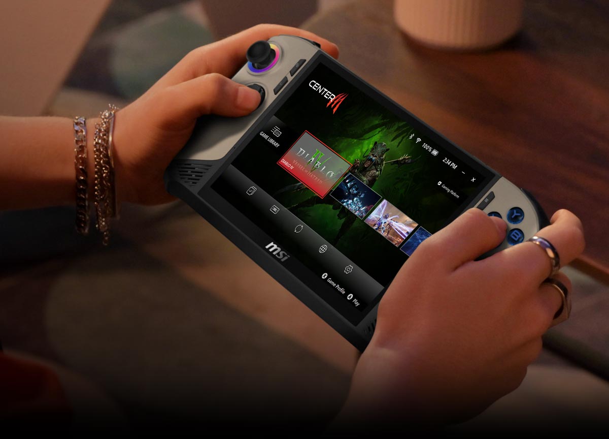 MSI Claw 8 AI+ Handheld Gaming Console