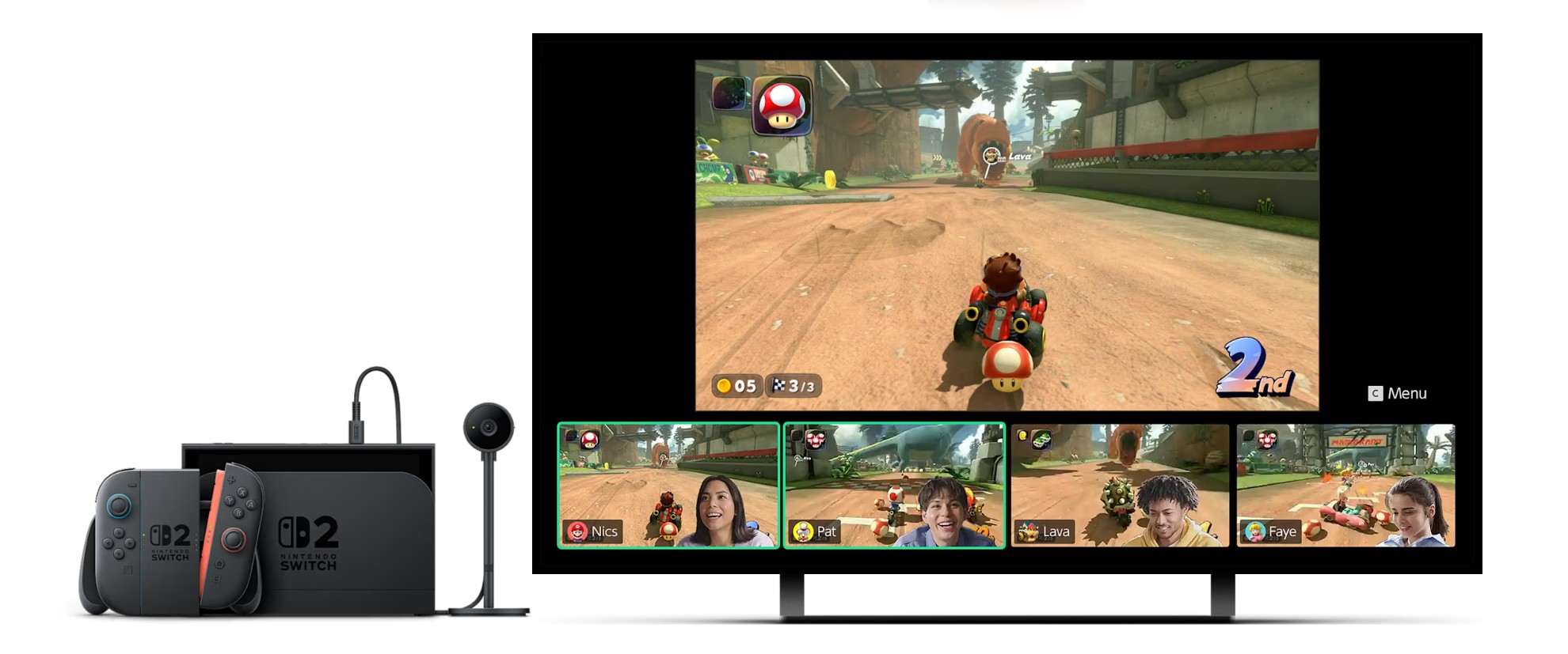 Nintendo Switch™ 2 + Mario Kart™ World Bundle