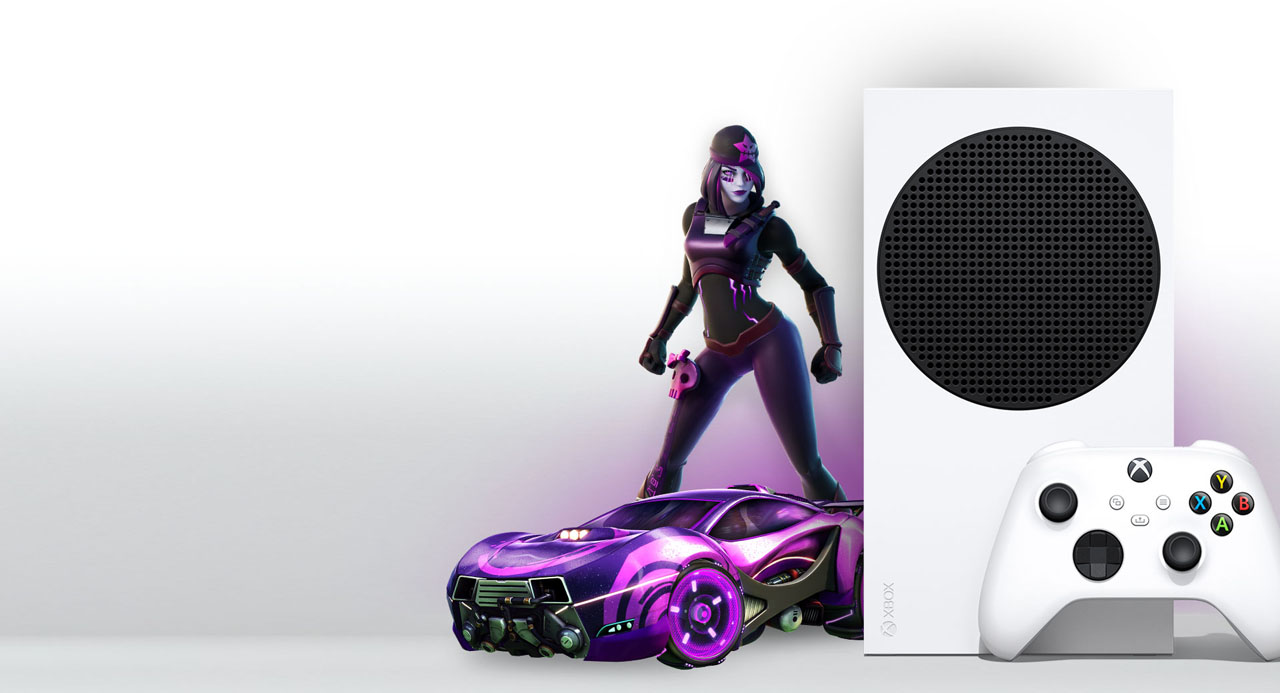 The Gradient Purple Fortnite Xbox One S Battle Royale Bundle is Shipping Now