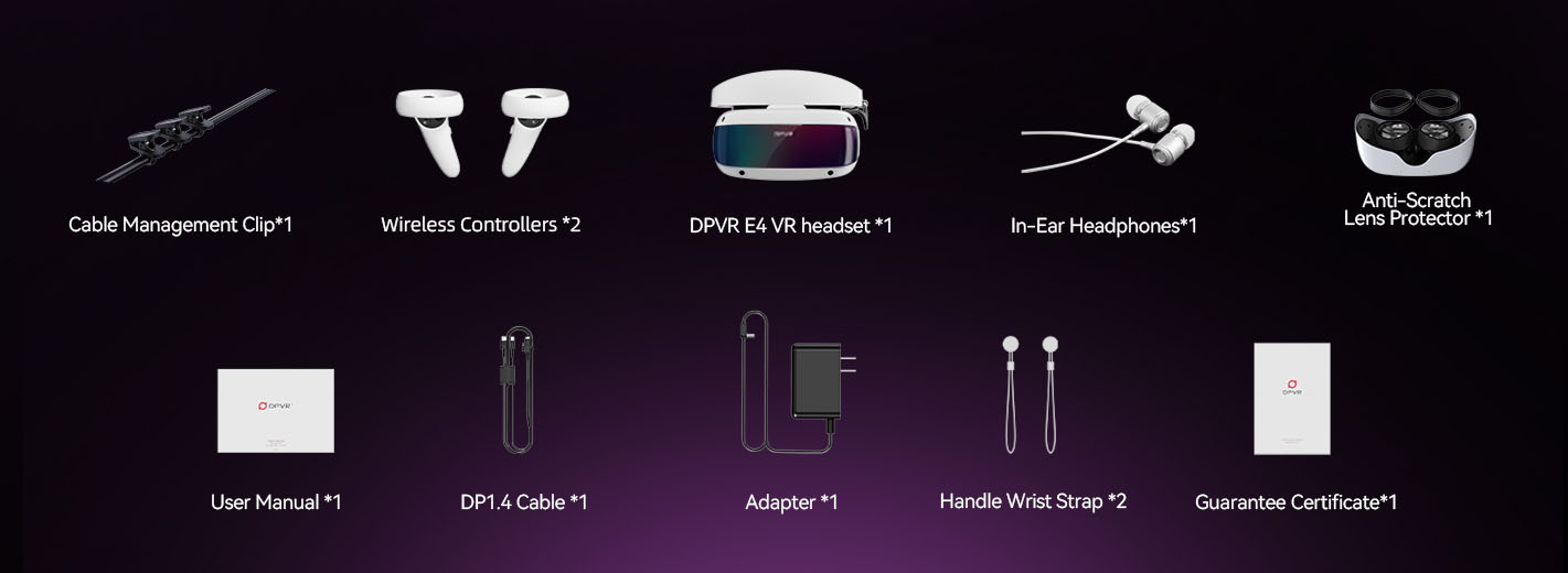 DPVR E4 PCVR PC Gaming Headset