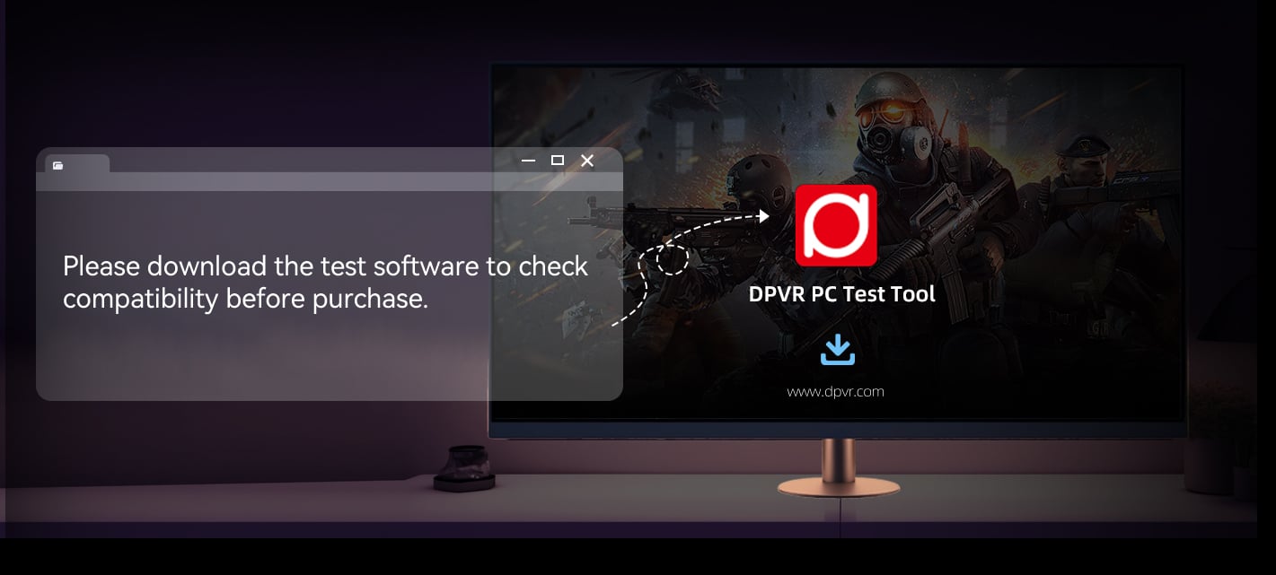 DPVR E4 PCVR PC Gaming Headset