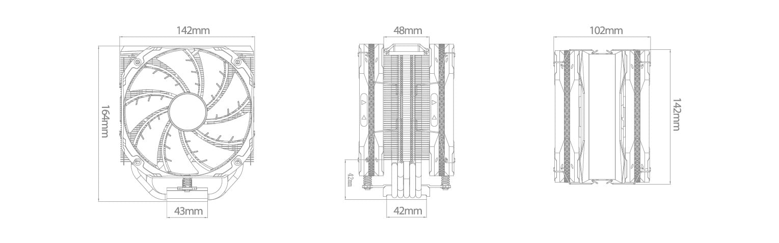 DeepCool AS500 PLUS WH