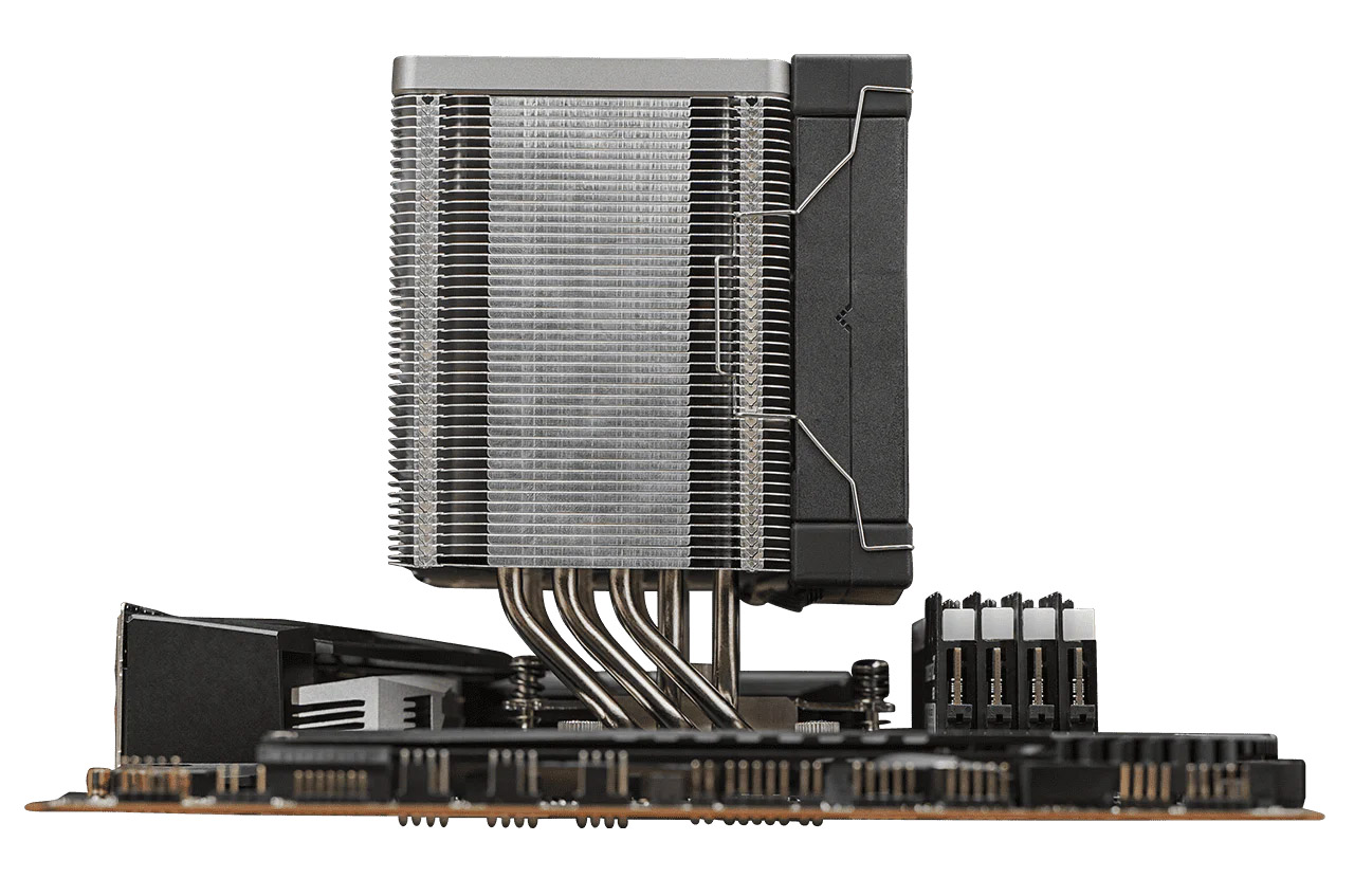 DeepCool AK500 High-Performance CPU Cooler, 5 Copper Heat Pipes,  Single-Tower Heatsink, 120mm FDB PWM Fan, 240W 