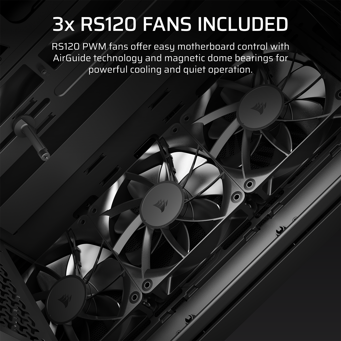 CORSAIR 3200D RS Mid-Tower PC Case - Black
