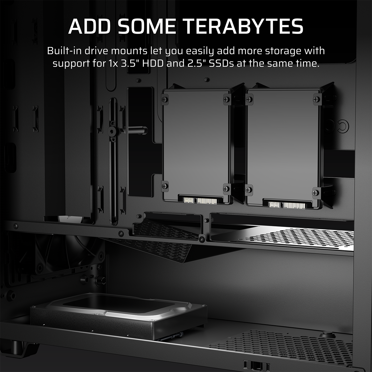 CORSAIR 3200D RS Mid-Tower PC Case - Black