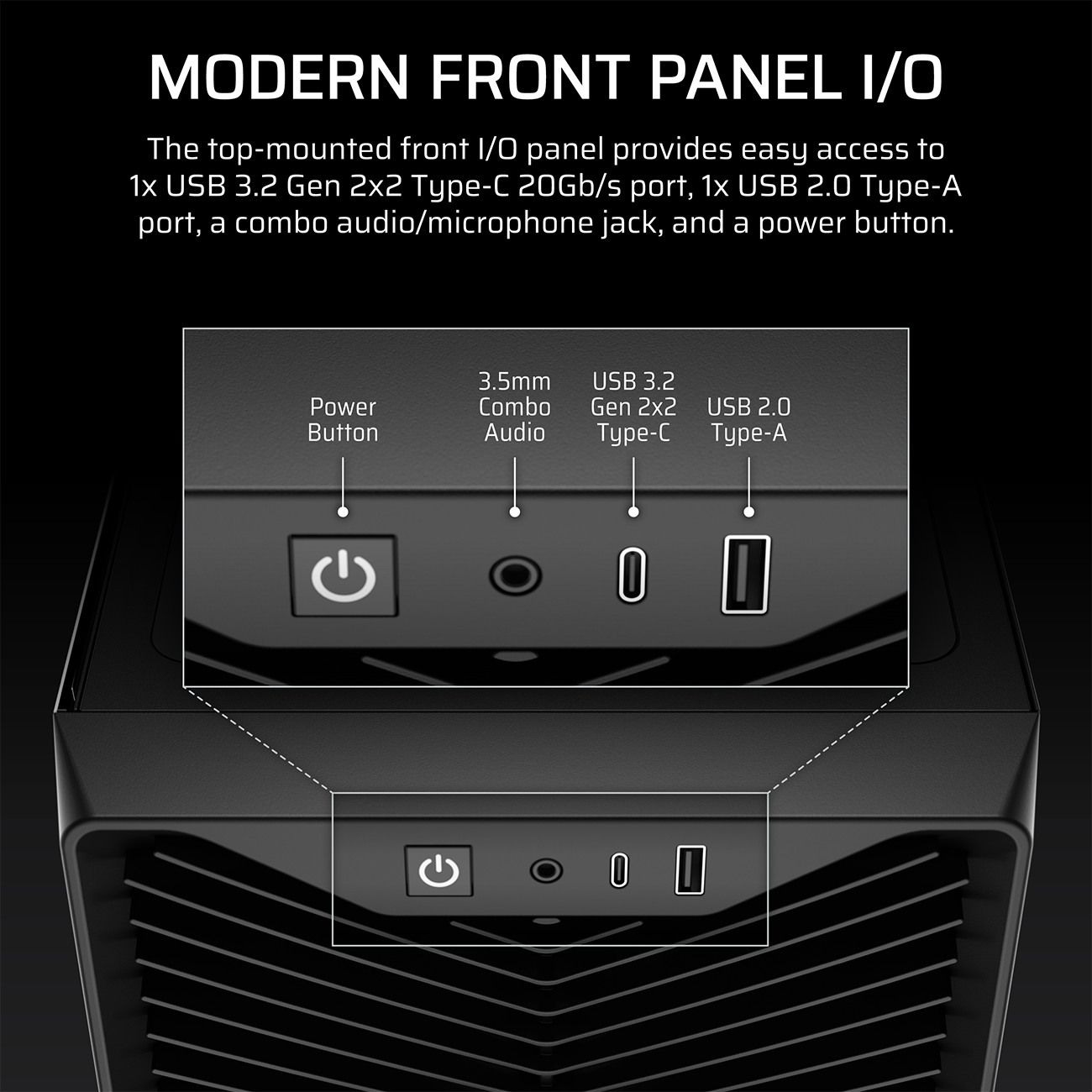 CORSAIR 3200D RS Mid-Tower PC Case - Black