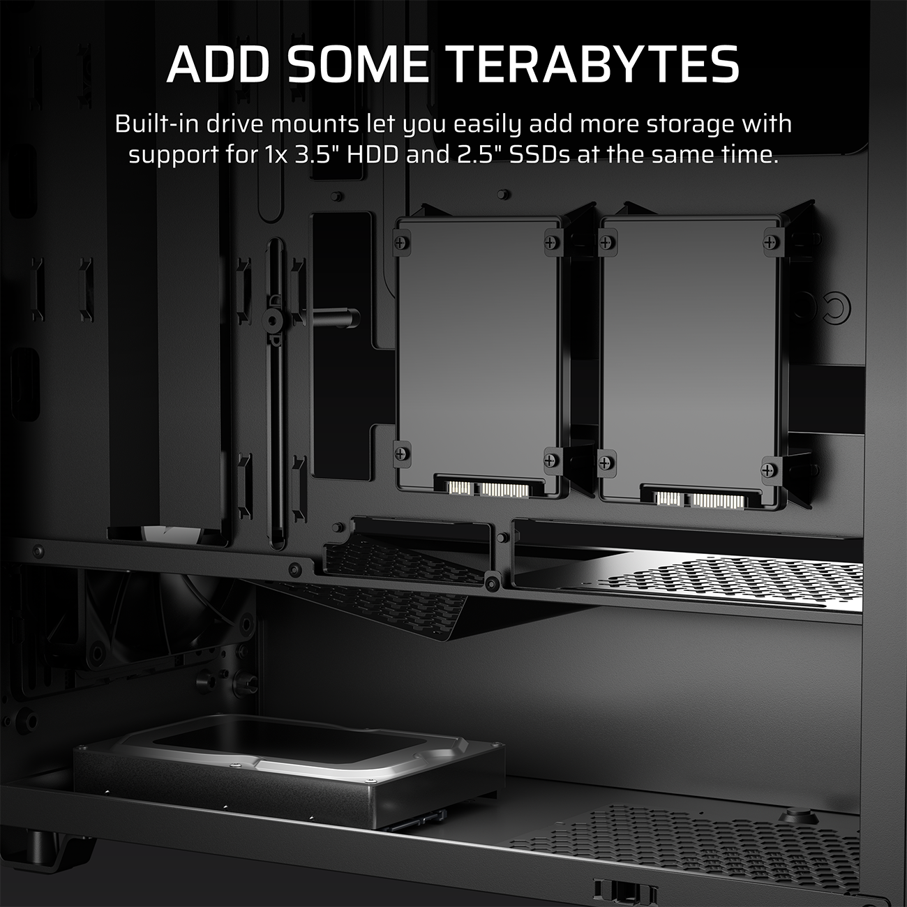 CORSAIR 3200D RS Mid-Tower PC Case - Smoke