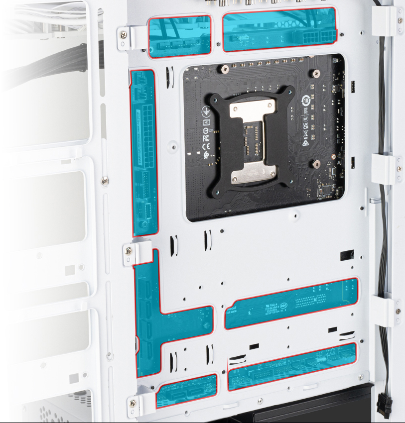 Compatible with Rear-Positioned Connector Motherboard Designs