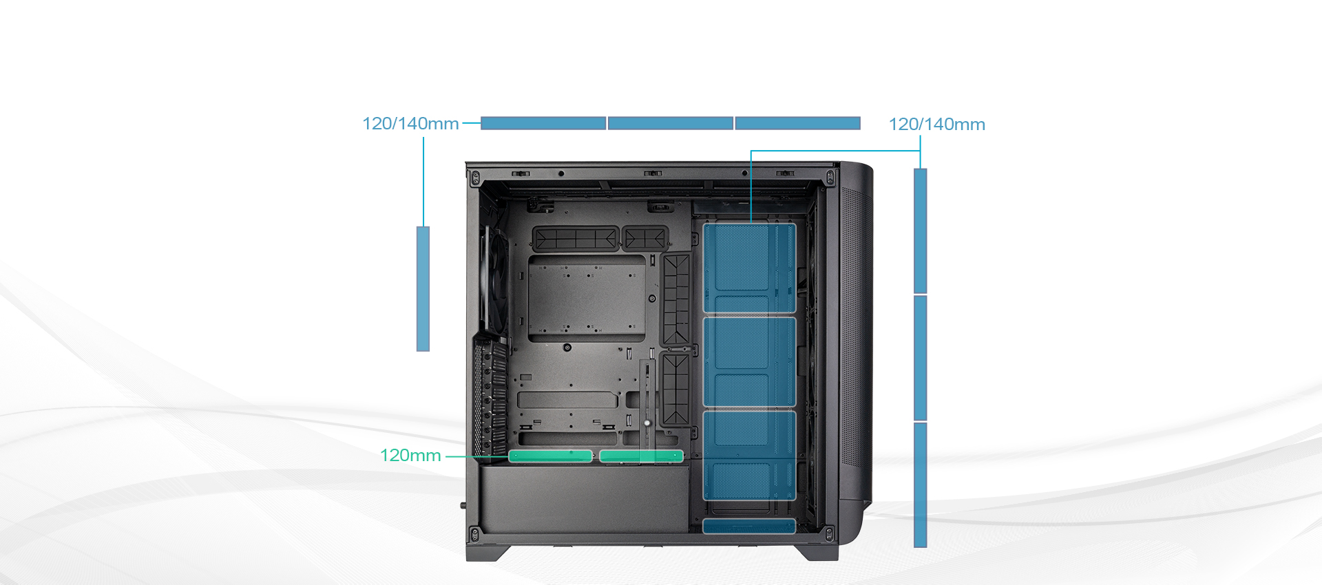 Excellent cooling capabilities - Fan
